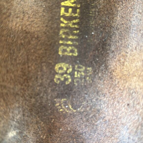 Birkenstock Mayari Brown Leather Sandals Size 39 US W8 - Picture 8 of 8